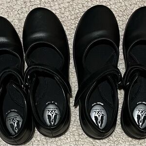 Mary Jane’s size 6Y Hush Puppies Lexi in black leather.